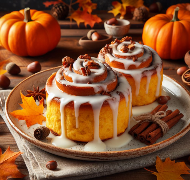 Delicious-Pumpkin-Cinnamon-Rolls